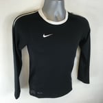 Nike Brasil Junior Long Sleeve Top Jersey 7 - 8 Yrs Black R151-19