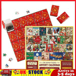 Advent 24 Days Countdown Calendar 2023 Christmas 1000Pcs Jigsaw Puzzles Gift UK