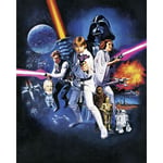 Poster xxl panoramique Motif classique 1 Star Wars luke, dark vador 200X250 cm