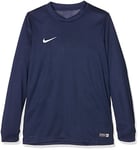 Nike Yth Park VI Jsy Ls T-Shirt- Mixte Enfant-Bleu (midnight navy/White)-XL