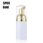 30ml Foaming Bottle Soap Dispenser Pump Container Gold 5pcs
