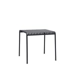 HAY - Palissade Table - Anthracite - 90x82,5 cm - Anthracite - Grå - Matbord utomhus - Metall