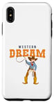 Coque pour iPhone XS Max Western Dream Horseback Rider Rodéo Cowgirl Cowboy