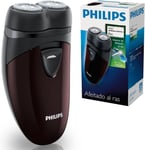 Philips Men's Electric Travel Shaver, Cordless, Battery-Powered PQ206/18