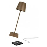 Ailatilights - Lampe de table Ailati Poldina Pro 2,2W 3000K couleur Corten LD0340R3