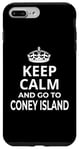 Coque pour iPhone 7 Plus/8 Plus Souvenirs de Coney Island / « Keep Calm And Go To Coney Island ! »