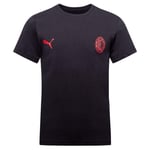PUMA Milan T-shirt Essentials - Svart/for All Time Red Barn adult 777884 04