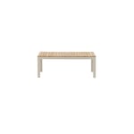 Venture Home Soffbord Brasilia 120x70 cm Sofa Table - Beige alu / teakslats 2107-402