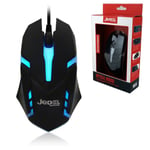 JEDEL Pro Gaming Mouse USB Wired Gamer 7 Colour LED For PC Laptop PS4 Xbox NEW