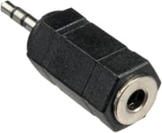 Adapter - 2.5 mm hann til 3.5 hunn