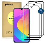 DYIGO [3 Pack] screen protector for Xiaomi Mi 10T Lite 5G,tempered glass screen protectors,9H Hardness,High transparency,99% high definition,5D Arc Edges(black)