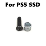 6 Sets Metal Hard Drive Screws Black Game Console Components for PS5 SSD