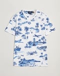 Polo Ralph Lauren Custom Slim Fit T-Shirt Holiday Bear White
