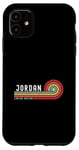 Coque pour iPhone 11 Jordan Proud Family Retro Sunset Nom de famille