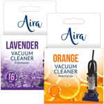 4 Pack ORANGE/LAVENDER HOOVER FRESHENER Bag Cylinder Vacuum Smelly Air Freshener
