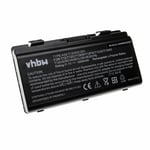 vhbw batterie compatible avec Packard Bell MX35, MX36, MX45, MX51, MX52, MX65, MX65-042, MX66, MX66-207 laptop (5200mAh, 11.1V, Li-Polymère, noir)