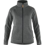 Fjällräven Fjällräven Övik Fleece Zip Sweater W - Dark Grey - Dam - XL- Naturkompaniet