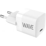 Wave GaN 33W -nätadapter, USB-C, vit