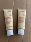 2 x CLARINS HYDRATING GENTLE FOAMING CLEANSER 125ml Normal/Dry Skin *SEALED*