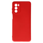 Case for Motorola Moto G62 5G Semi-rigid Soft-touch Thin Red