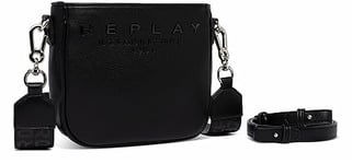 Replay Women's Fw3499 Handbag, 098 Black, L 21 X H 19 X D 6 CM