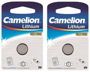 CR1632 knappcell Litium Batteri 3V 2-pack Camelion