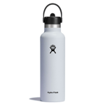 Hydro Flask 21 oz Standard Mouth w/Flex Straw Cap drikkeflaske 621 ml White: S21FS110 2022