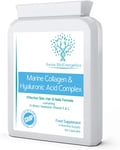 Marine Collagen & Hyaluronic Acid Complex - 60 Capsules - 500Mg of Highly Bioava