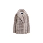 70var-daryn Faux Fur Coat, Grey