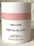 Tan-Luxe Pepta Glow Peptide 360 Gradual Self Fake Tan Face Moisturiser  50ml