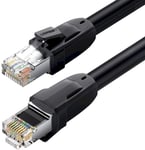 Ugreen Ethernet patchcord cable RJ45 Cat 8 T568B 5m Black