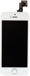Glas med LCD display (vit) till iPhone 5S och SE