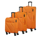American Tourister Sun Break Lot de 3 Valises Orange (Orange), Taille Unique, Ensemble de Bagages
