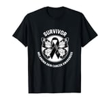 Melanoma Survivor Warrior Fight Skin Cancer Awareness Ribbon T-Shirt