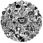 100 st skräckgotiska personlighetsstickers, vattentäta och UV-beständiga, perfekta för alla dina prylar