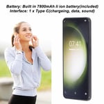 (black)S23 Ultra Unlocked Cell Phone 6.53in 4G LTE 12GB 256GB Ultra Thin Smart