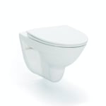 Ifö Vägghängd Toalettstol Vinta Rimfree sats vägghängd WC Rimfree, med WC-sits 502.414.00.1