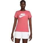 Nike Sportswear Essential Icon Futura T-skjorte Dame - Pink - str. 2XL
