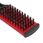 Straightening Comb Static Hollow Breathable Heat Resistant Black Red Do REL