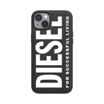 Diesel iPhone 14 PLUS Case Black and White Officially Licensed