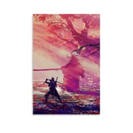 ZHENGDONG Game Poster Sekiro Poster Decorative Painting Canvas Wall Art Living Room Posters Bedroom Painting 16x24inch(40x60cm)