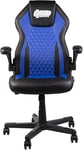 Konix Boruto Naruto Next Generations Chaise de Bureau Gaming - Inclinaison siège 15° - Cuir polyuréthane Lisse - Bleu et Noir