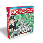 Hasbro C1009398 Monopoly Classic for the whole family for 2 to 6 players, for children aged 8 and over, German language (Packaging may vary)