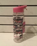 Official Volkswagen VW T1 Camper Van Drinking Bottle Pink Colour Official