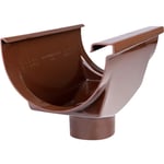 12&quot; x 75 mm Expansionsmunstycke brun Plastmo