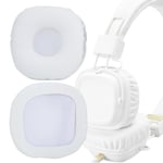 2Pcs Ear Cushion White Cotton Headphone Accessories Fit For Marshall MAJOR M REZ