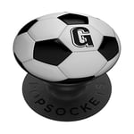 Soccer Player Starts with Letter G Football Phone Grips Gift PopSockets Grip and Stand for Phones and Tablets
