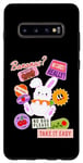 Coque pour Galaxy S10+ Adorable lapin Take It Easy Cool