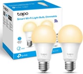 TP-Link Tapo Smart Bulb, Smart Wi-Fi LED Light, E27, 8.7W, Energy saving, Works