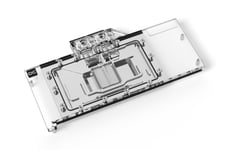 Alphacool 13457, Vattenblock + Bakre Platta, Akryl, Gjuten Aluminium, Krom, Koppar, Svart, Krom, Transparent, 3-Pin Jst, 1/4", Grafikkort